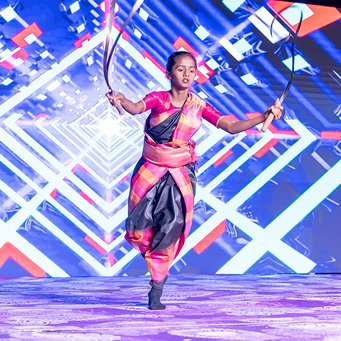 Silambam practice